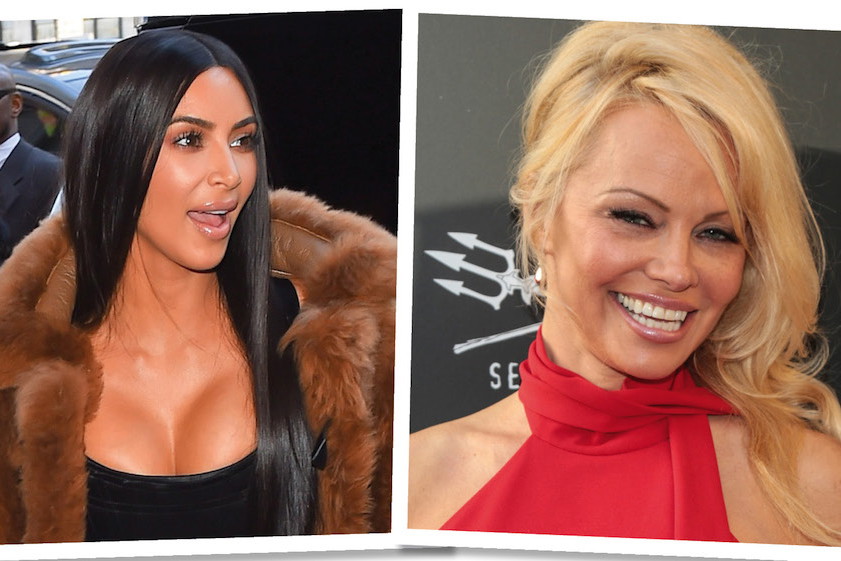 Kim Kardashian, Pamela Anderson