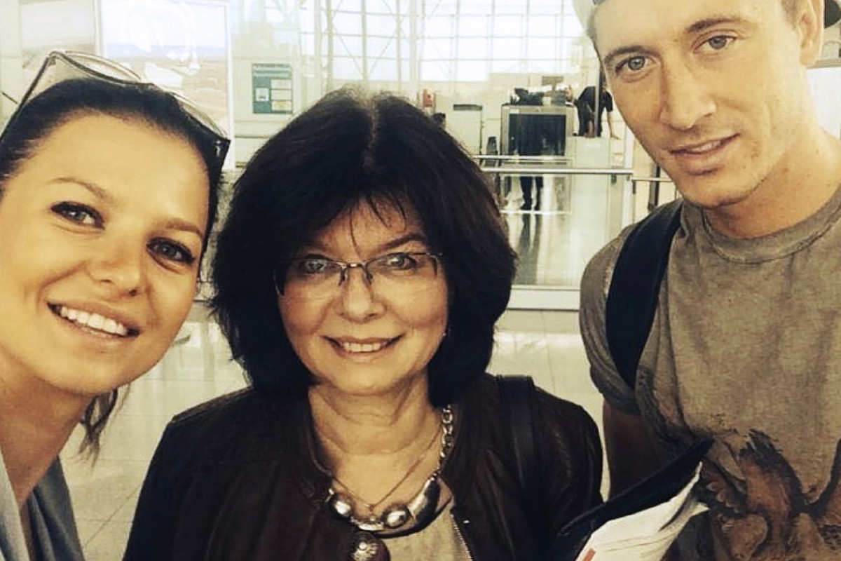 Anna Lewandowska, Maria Stachurska, Robert Lewandowski