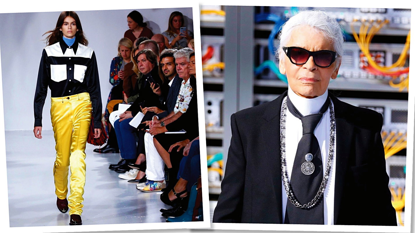 Kaia Gerber, Karl Lagerfeld