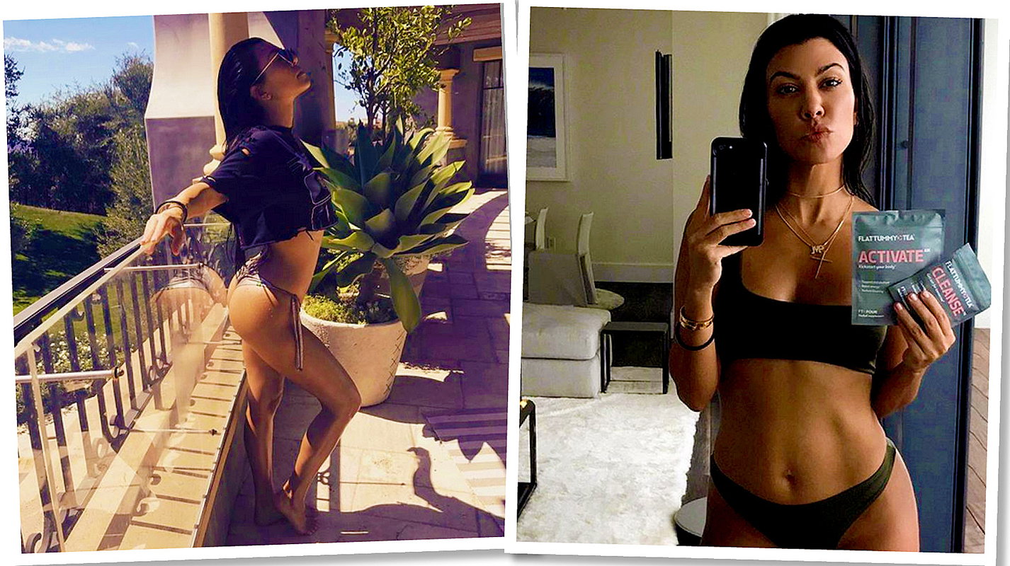 Sylwetka Kourtney Kardashian