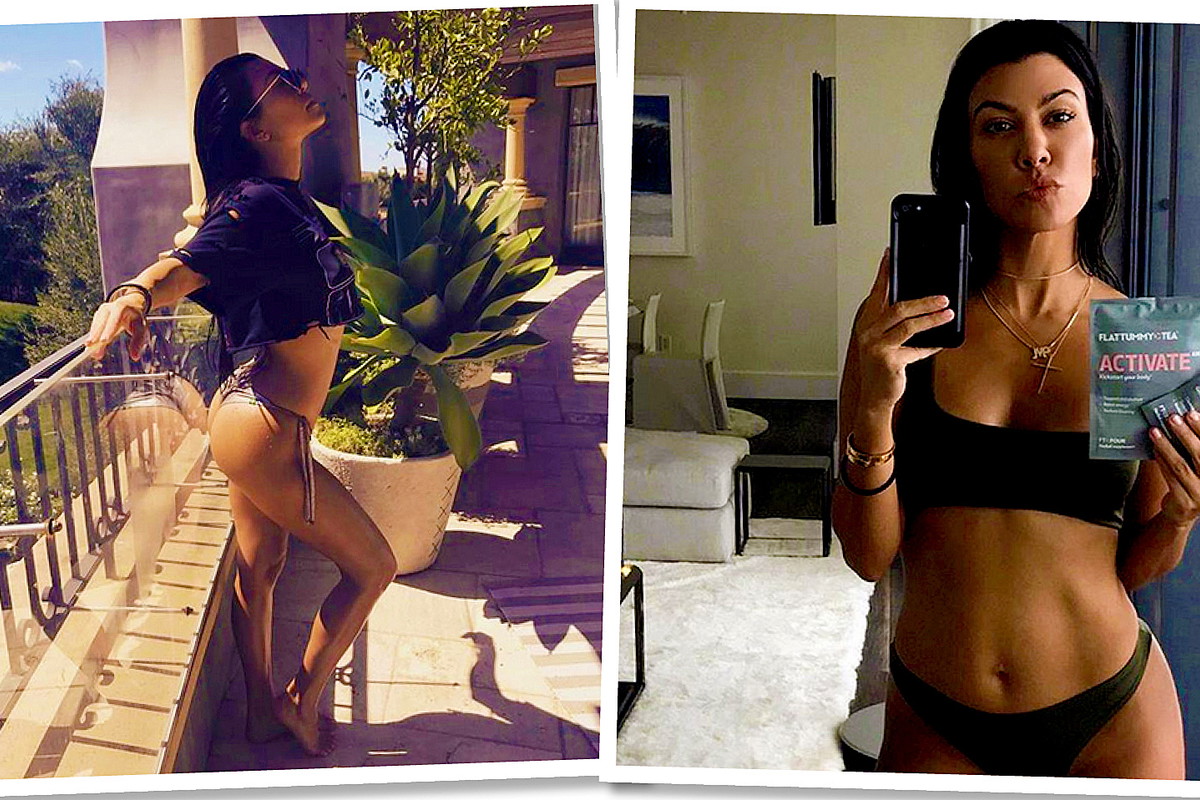 Sylwetka Kourtney Kardashian