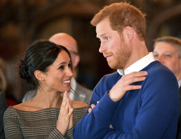 Ksi??? Harry i Meghan Markle w Cardiff