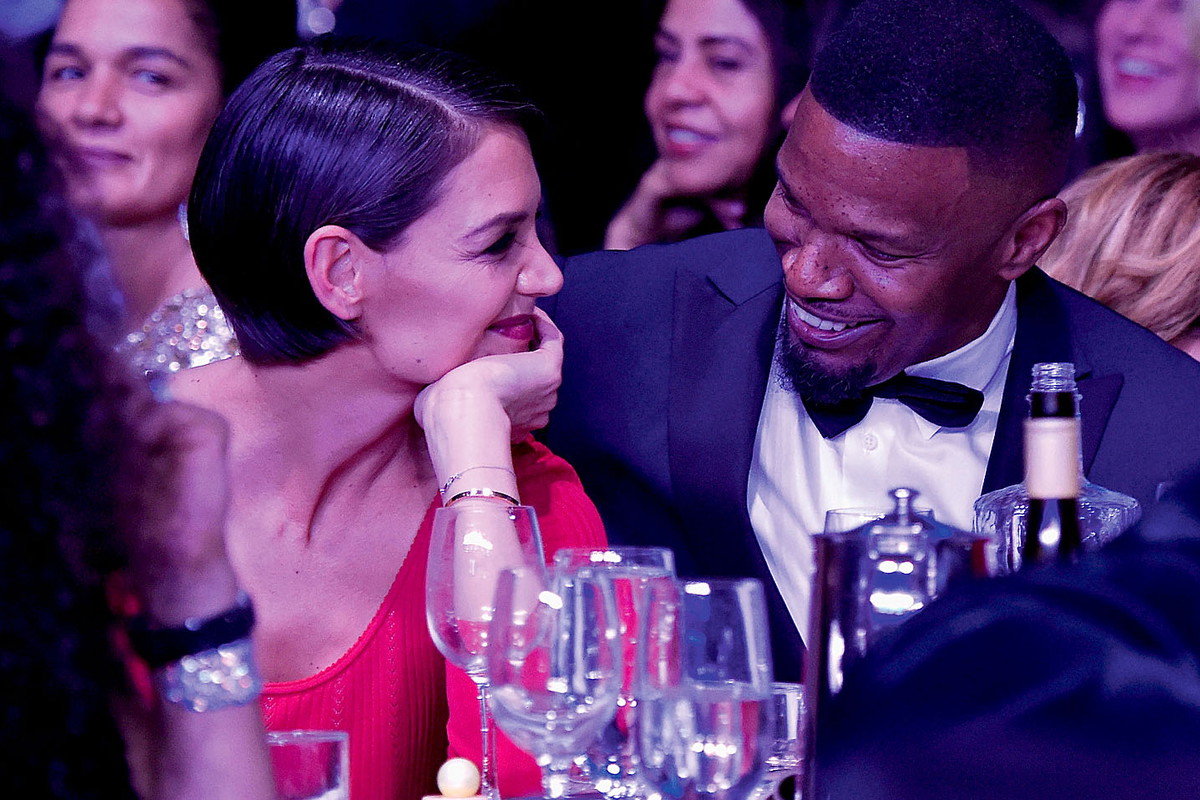 Katie Holmes i Jamie Foxx na Grammy 2018