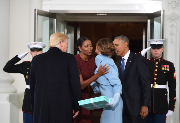 Powitanie Donalda i Melanii Trump w Bia?ym Domu