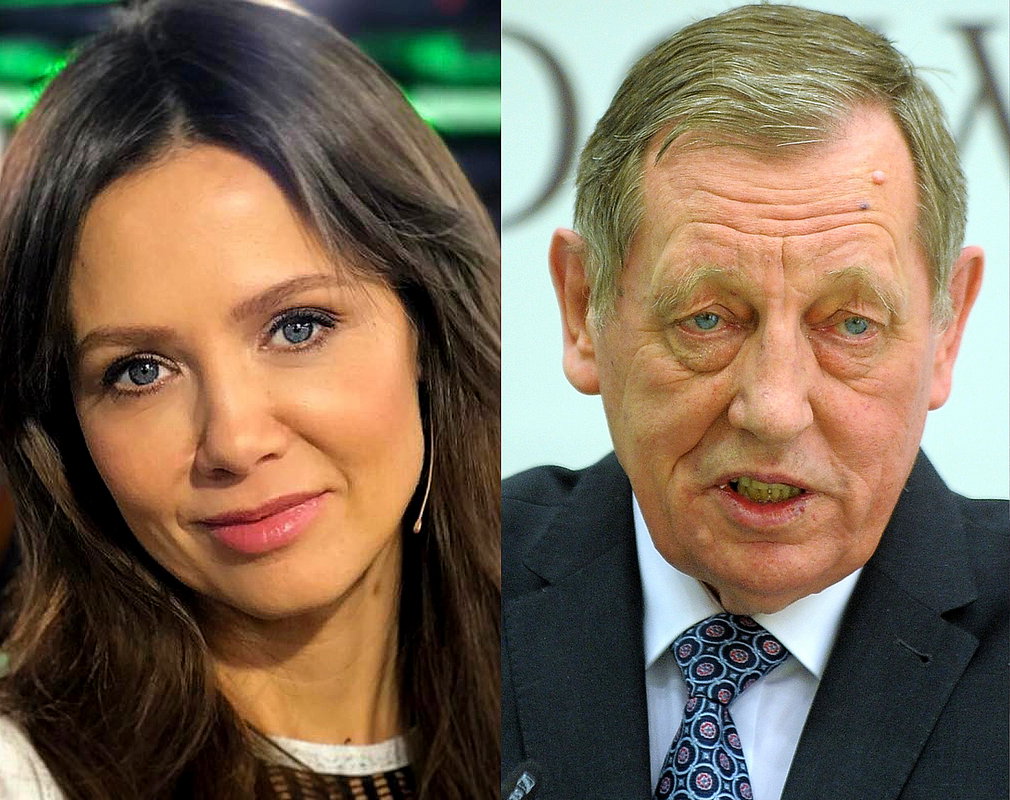 Kinga Rusin i Jan Szyszko