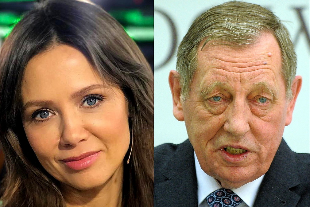 Kinga Rusin i Jan Szyszko