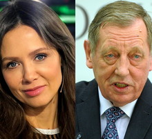 Kinga Rusin i Jan Szyszko
