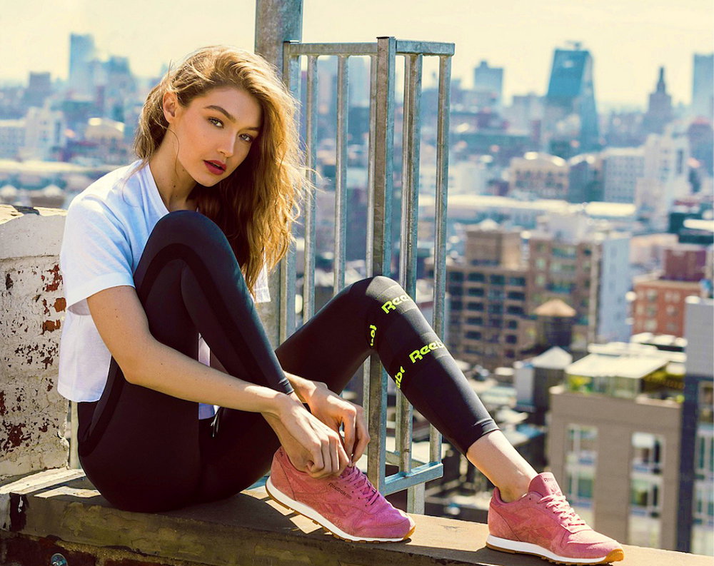Gigi Hadid w reklamie Reebok