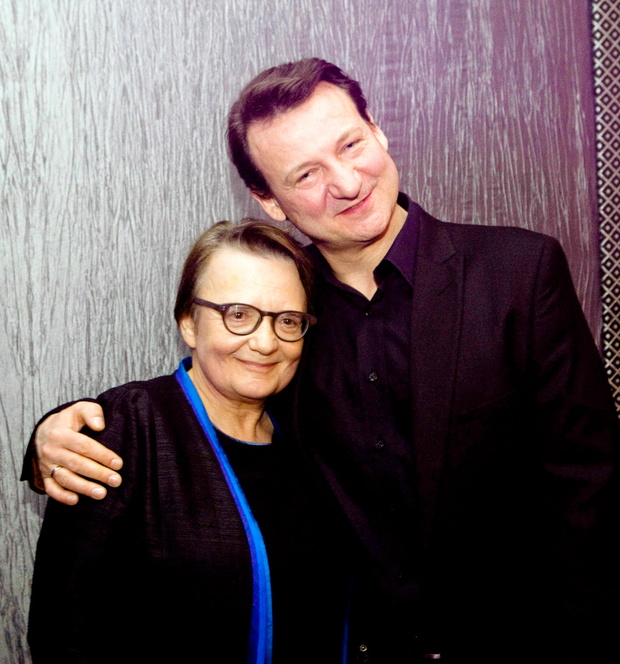 Agnieszka Holland na gali przedoscarowej
