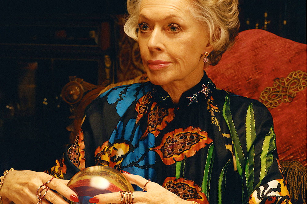 Tippi Hedren w reklamie Gucci