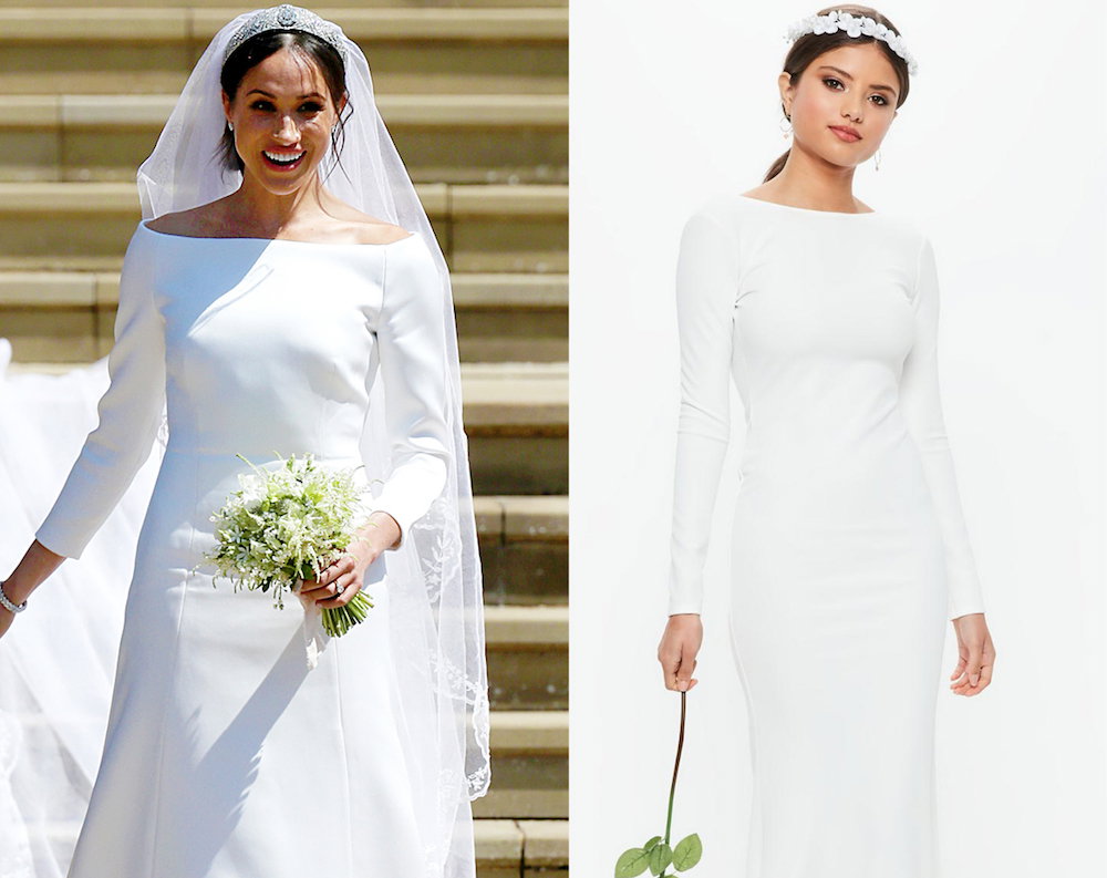 Replika sukni ślubnej Meghan Markle