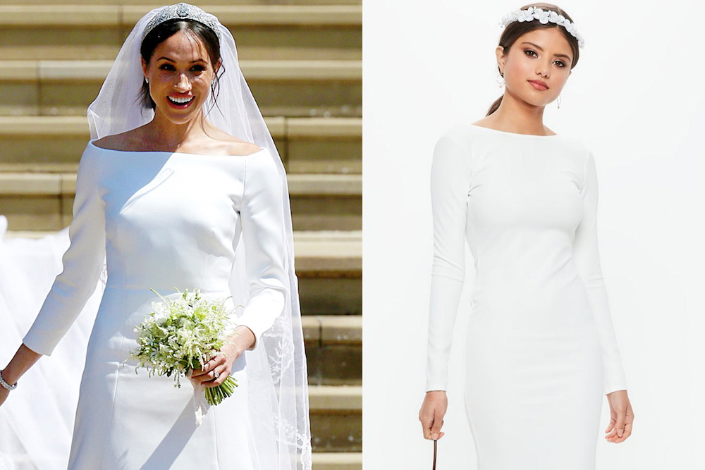 Replika sukni ślubnej Meghan Markle