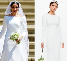 Replika sukni ślubnej Meghan Markle