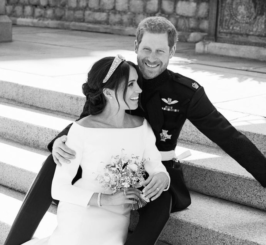 Książę Harry i księżna Meghan, oficjalne portrety ślubne Harry'ego i Meghan