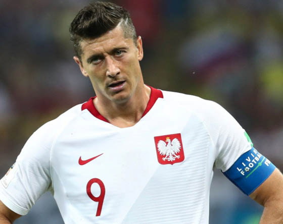 Robert Lewandowski, mecz Polska - Kolumbia