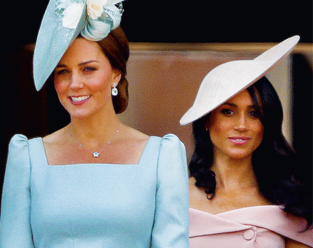Księżna Kate księżna Meghan styl