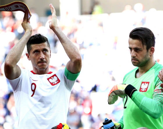 Robert Lewandowski, mecz Polska-Japonia, Mundial 2018