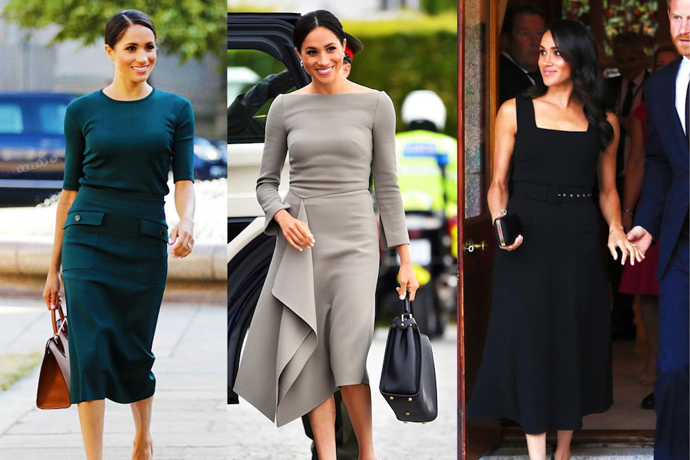 kreacje księżnej Meghan z jej podróży do Irlandii