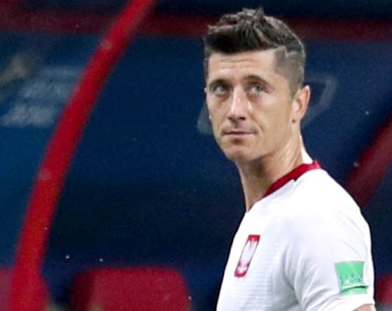Robert Lewandowski, mecz Polska - Kolumbia