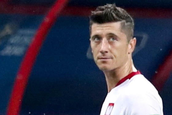 Robert Lewandowski, mecz Polska - Kolumbia