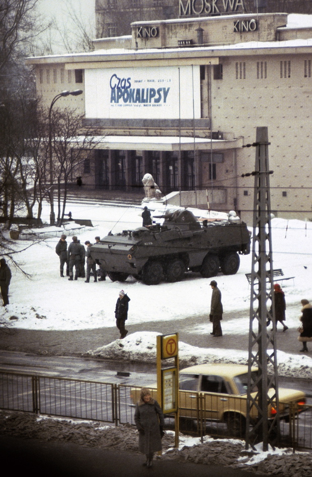 Stan wojenny, Warszawa, Polska, grudzien 1981Martial law, Warsaw, Poland, December 1981