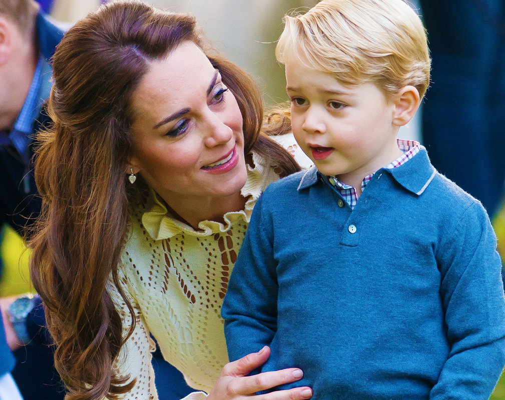 Księżna Kate i książę George