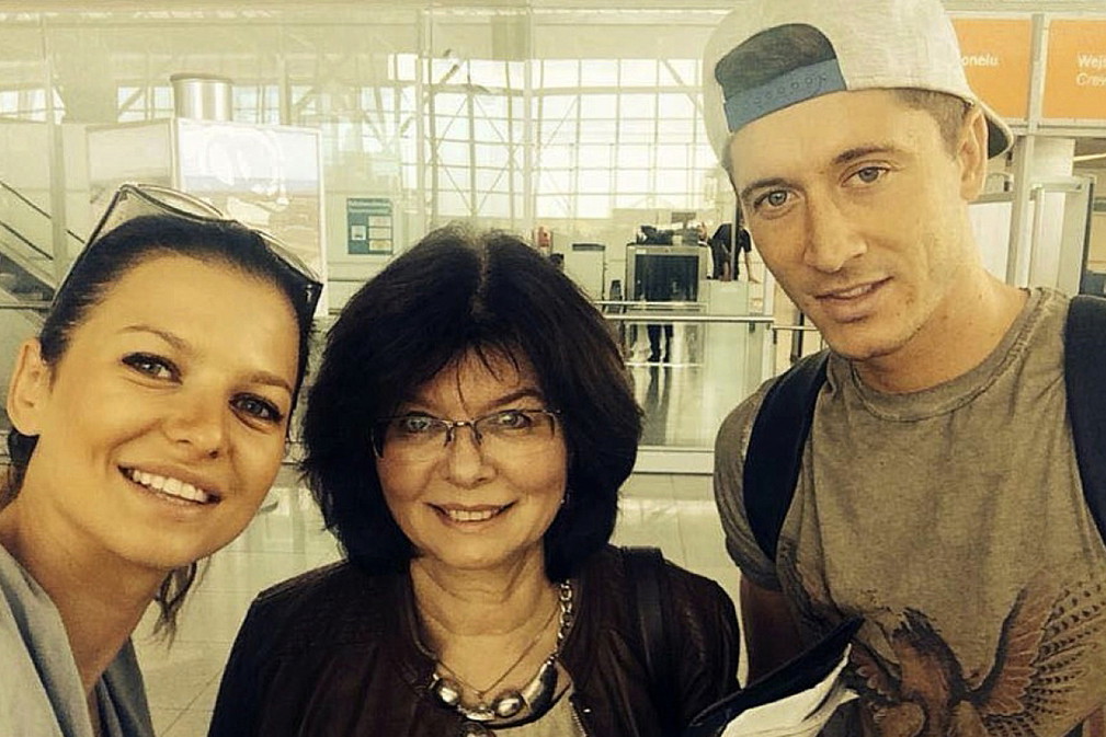 Anna Lewandowska, Maria Stachurska, Robert Lewandowski