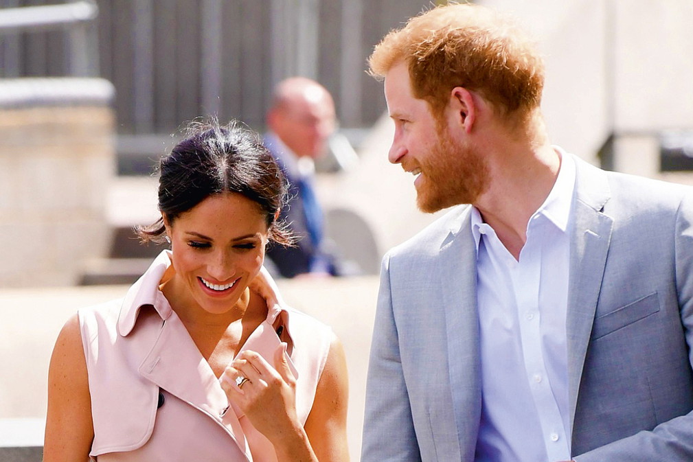 Księżna Meghan Markle i książę Harry