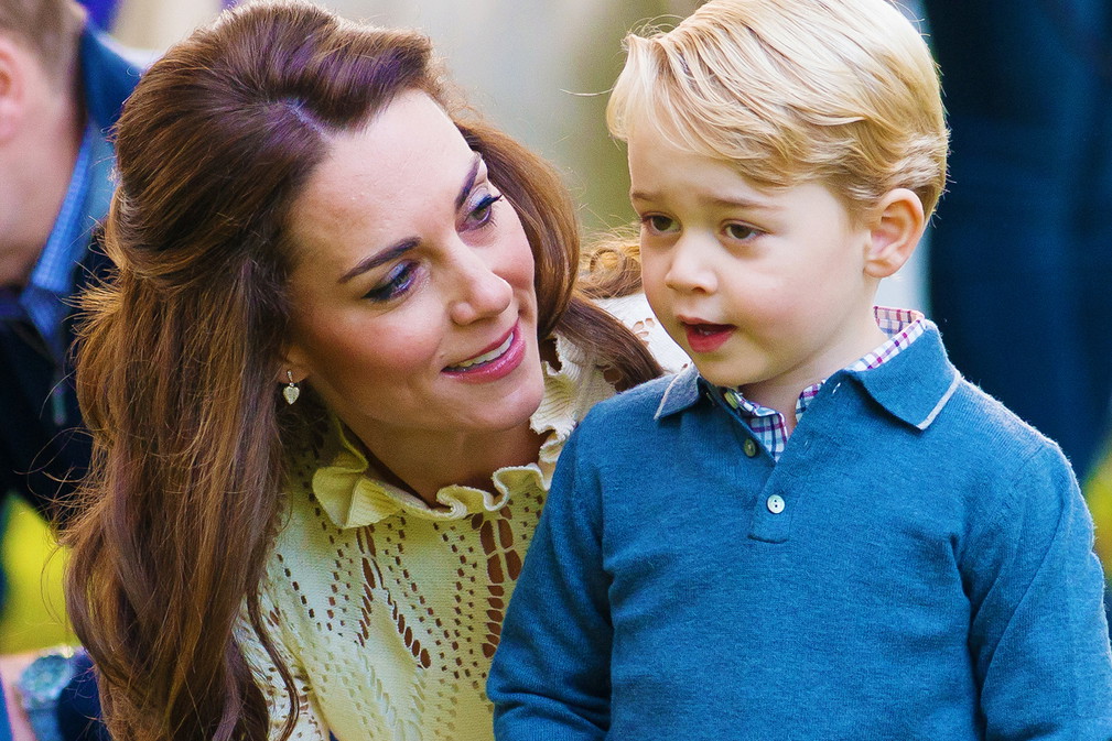 Księżna Kate i książę George