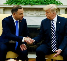 Andrzej Duda, Donald Trump, jamnik