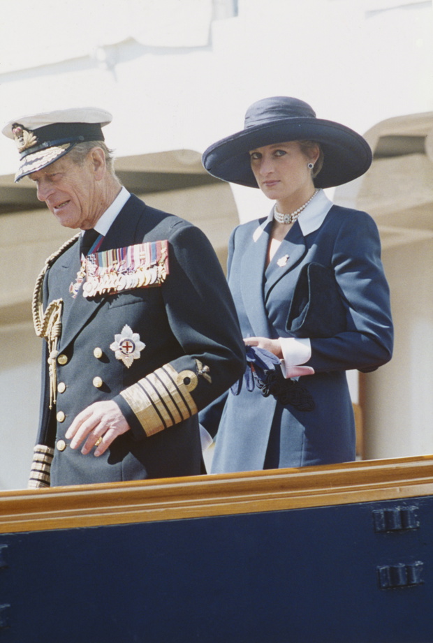 Prince Philip &amp; Diana On The Royal Yacht Britannia