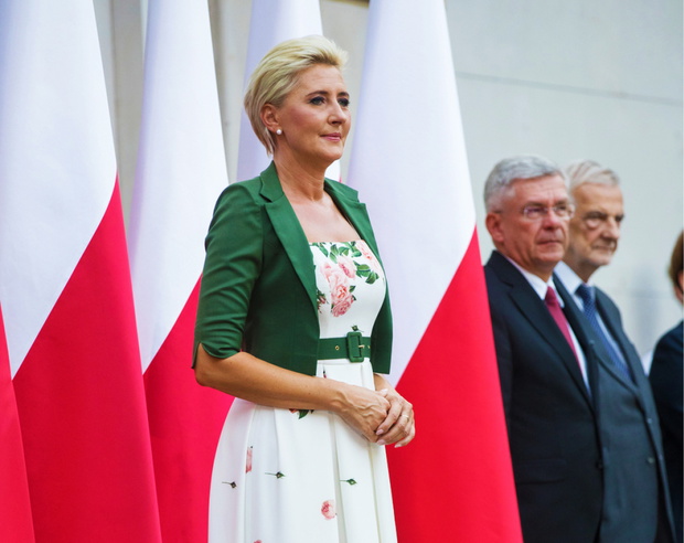 Agata Duda podczas wizyty w USA 2018