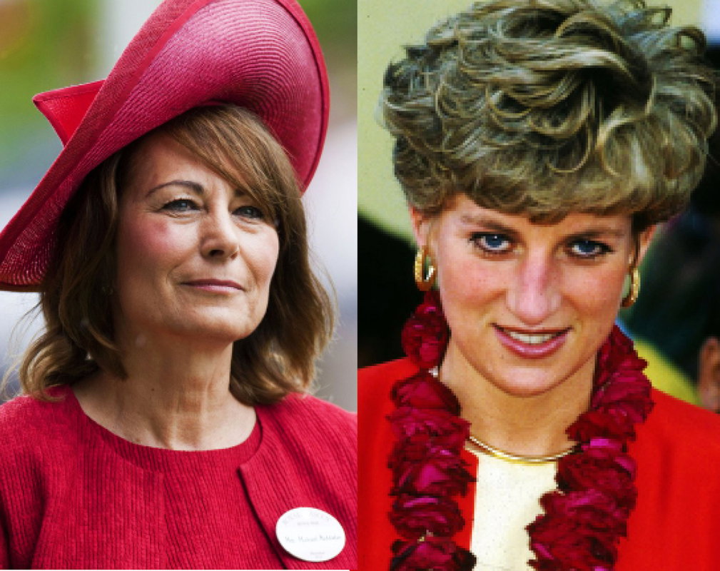 księżna Diana, Carole Middleton, mama księżnej Kate