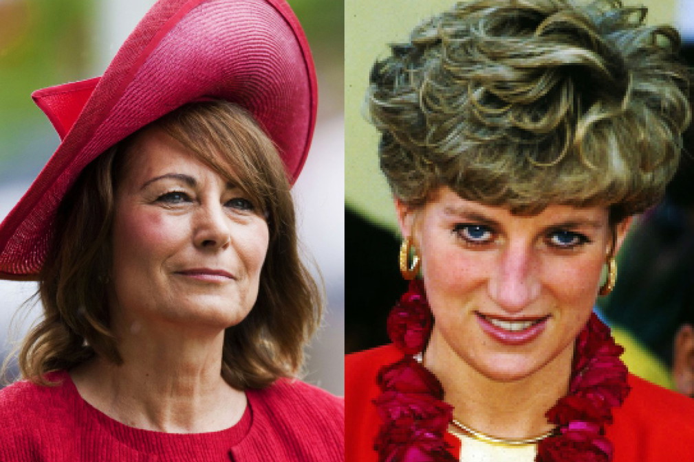 księżna Diana, Carole Middleton, mama księżnej Kate