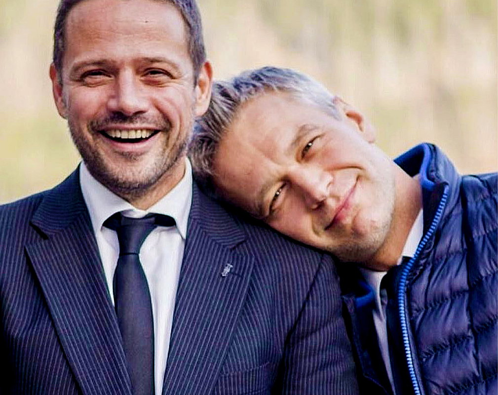 Rafał Trzaskowski i Michał Żebrowski