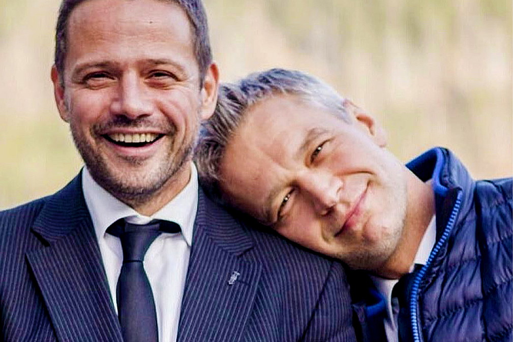 Rafał Trzaskowski i Michał Żebrowski