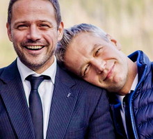 Rafał Trzaskowski i Michał Żebrowski