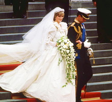 Księżna Diana i książę Karol ślub