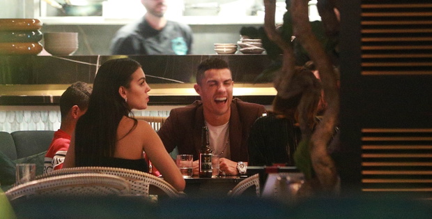 Cristiano Ronaldo &amp; Georgina Rodriguez At Zela / CRYSTAL PIX / BACKGRID , kod: Cristiano Ronaldo, Georgina Rodriguez, Cristiano Ronaldo Jr.