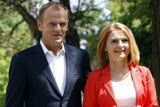 Małgorzata Tusk i Donald Tusk