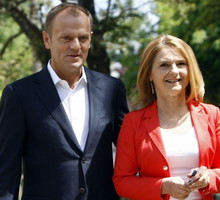 Małgorzata Tusk i Donald Tusk