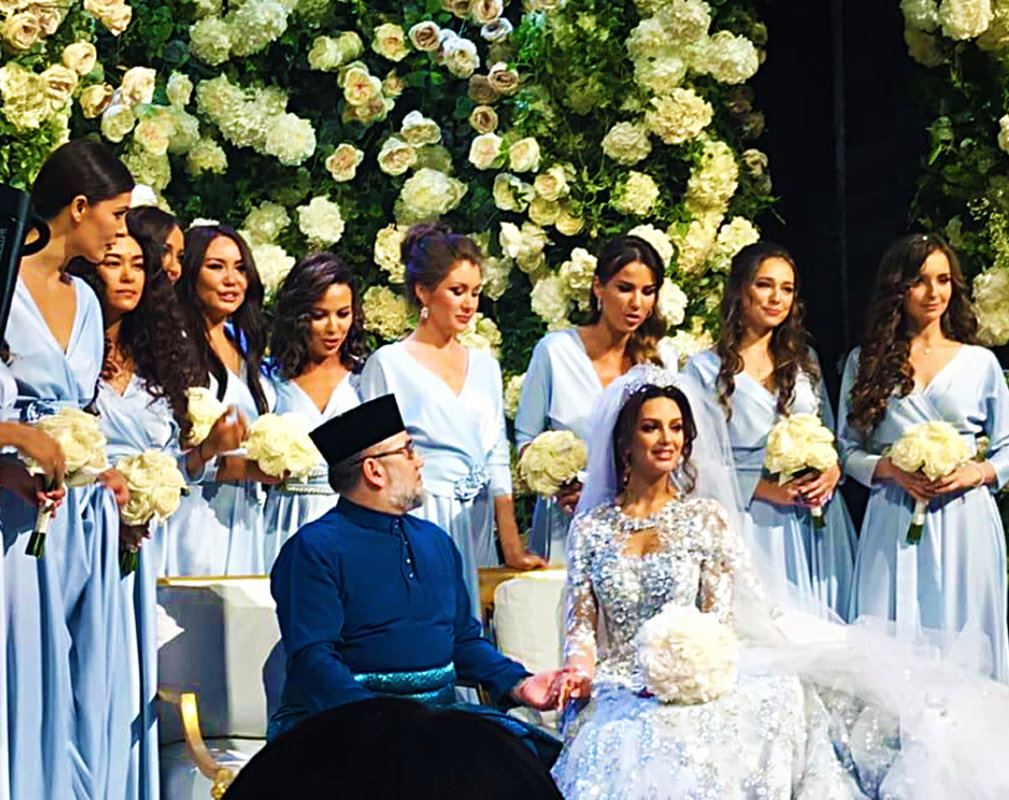 Ślub Miss Moskwy i Króla Malezji