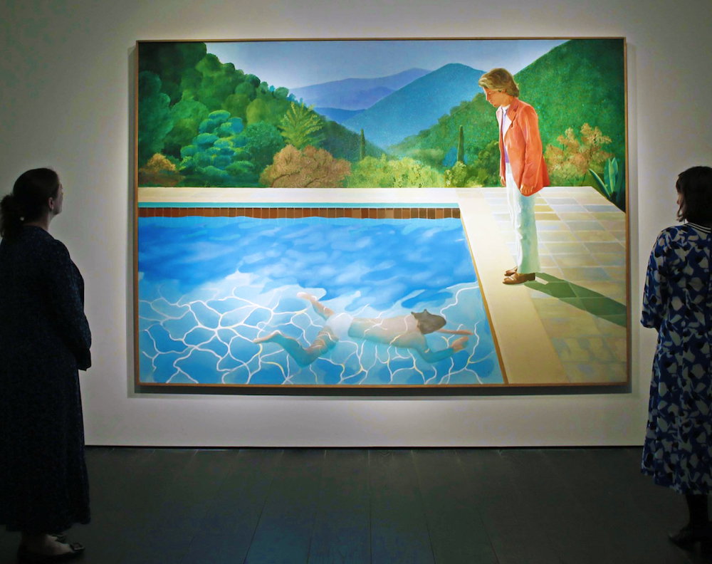 Obraz Davida Hockney’a  „Portret artysty” sprzedany na aukcji za… 90 milionów dolarów!