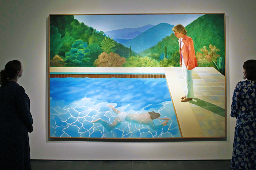 Obraz Davida Hockney’a „Portret artysty” sprzedany na aukcji za… 90 milionów dolarów!