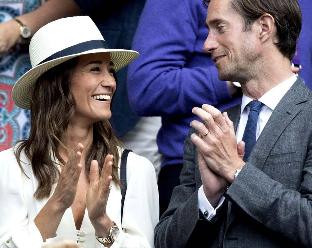 Pippa Middleton z mężem