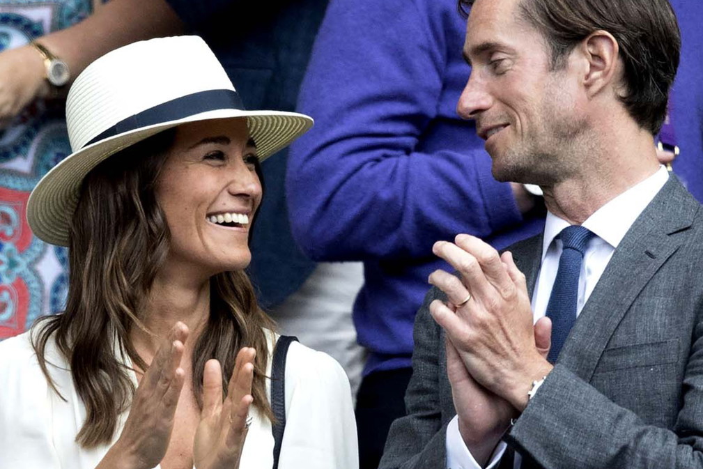 Pippa Middleton z mężem