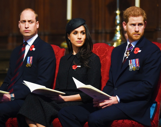 Książę William obraża księżną Meghan przez spór z księciem Harrym