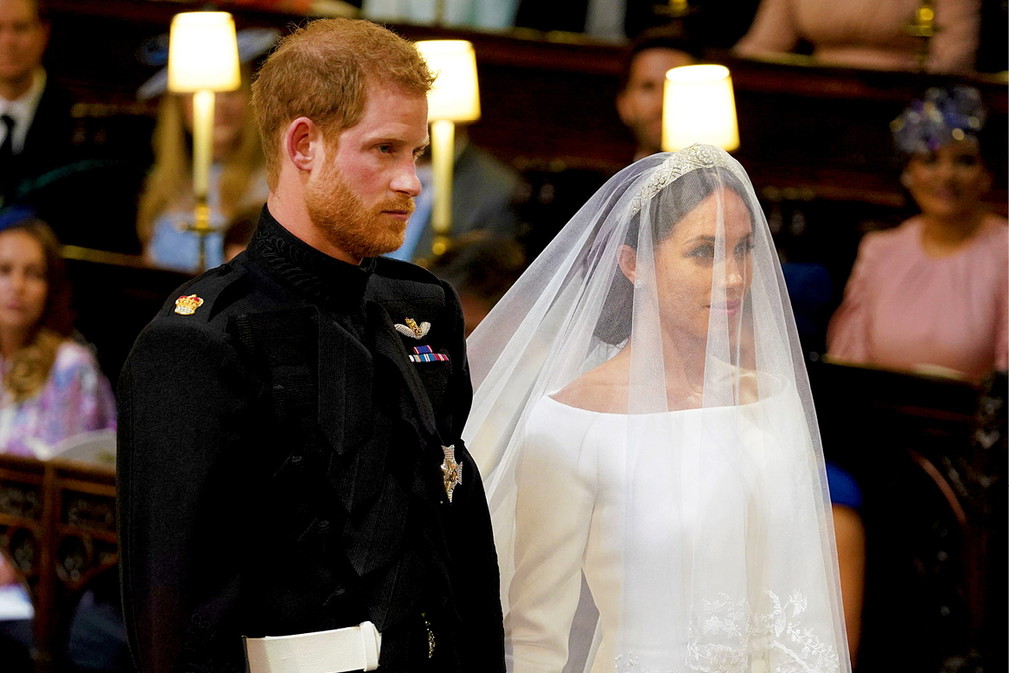 Ślub księcia Harry'ego i Meghan Markle, pierwsze wspólne ślubne zdjęcie Harry'ego i Meghan
