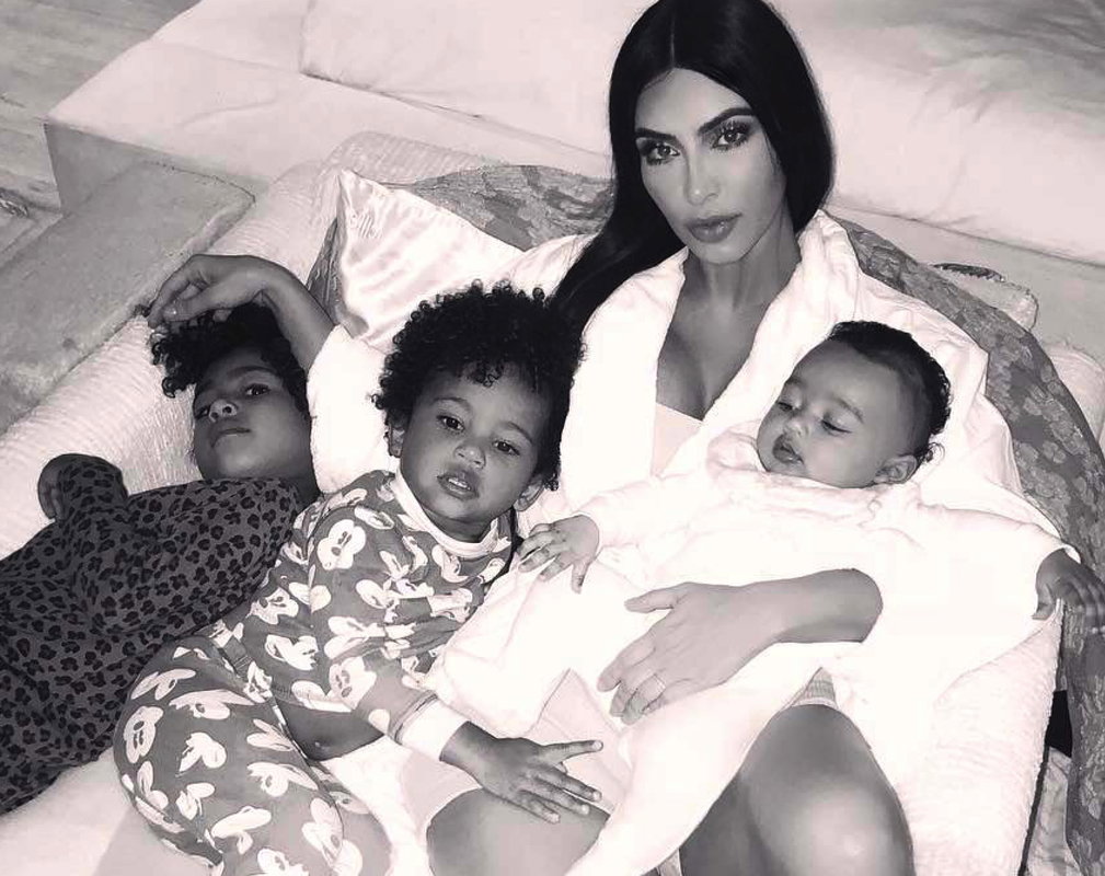 Kim Kardashian z dziećmi