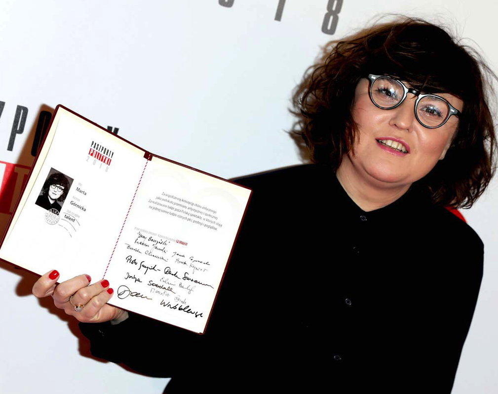 Marta Górnicka, Paszporty Polityki 2019